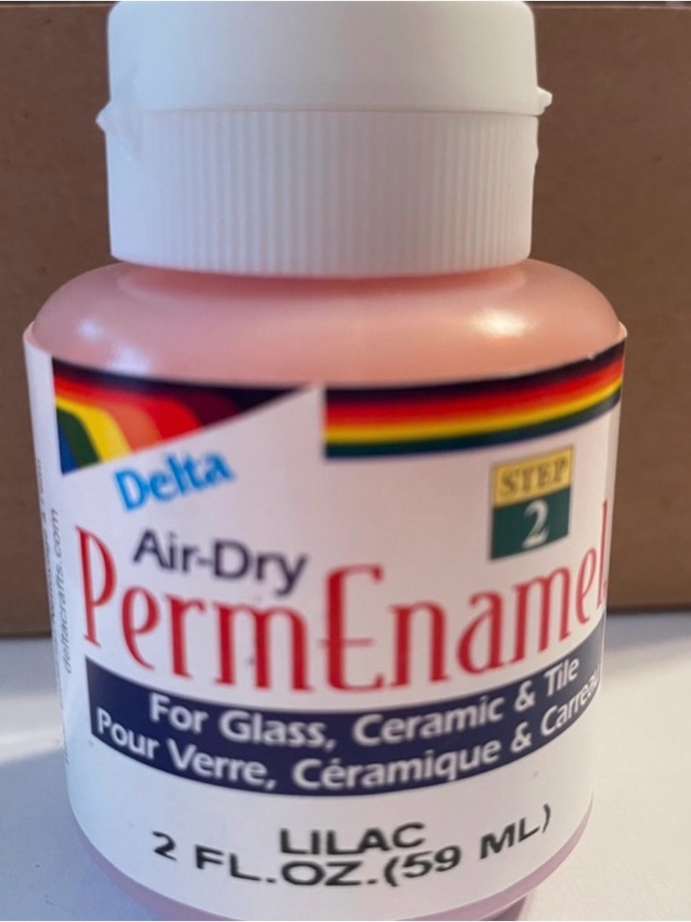 Delta Air-Dry PermEnamel Paint - Lilac Pink 6ct  crafts & arts New